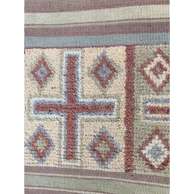 Brown Vintage Tribal Moroccan Rug, 1950s For Sale - Image 8 of 14