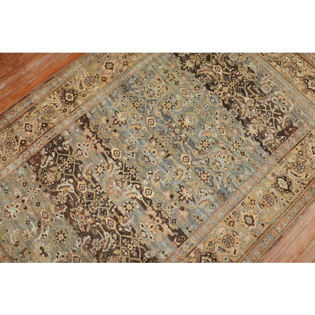 Antique Persian Bidjar Intermediate Rug For Sale In New York - Image 6 of 10