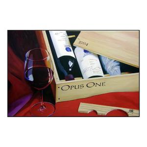 Thomas Stiltz "Treasure Chest" Wine Hand Signed Special Proof Giclee on Canvas