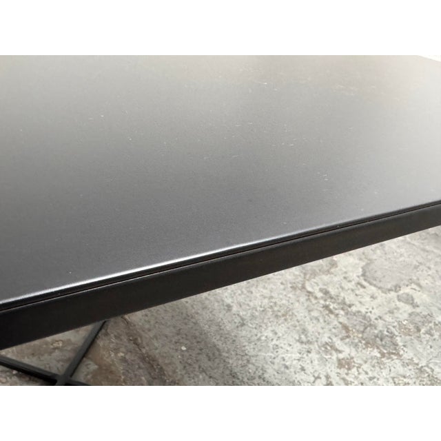 Caravane French Custom Metal Dining Table For Sale - Image 9 of 12