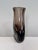 Mid-Century Modern Sculptural Bohemian Smoked Glass Vase by Miroslav Klinger for Zelezny Brod ZBS, Czechoslovakia, 1950s For Sale - Image 3 of 17