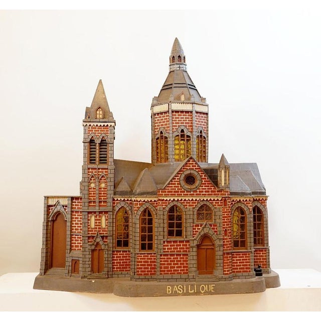 Basilica of Bonsecours Scale Model, 1940s For Sale - Image 9 of 13