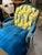 Vintage French Bergere Peacock Chair For Sale - Image 4 of 7