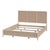 Spritely Home Accent Furniture Flagstaff King Size Cane Panel Bed, Desert Sand For Sale - Image 4 of 9