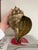 Vintage Solid Brass Seashell Sculpture — Large Coastal Modern Decorative Object For Sale - Image 4 of 4