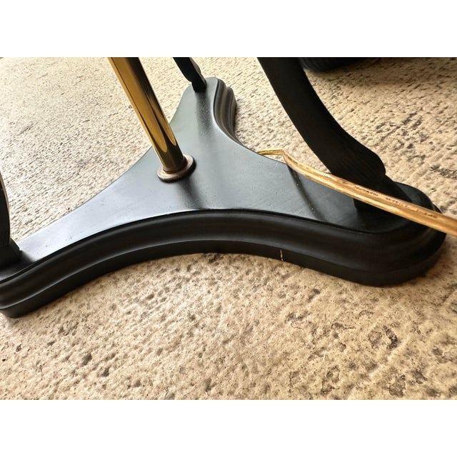 Vintage Rattan Lamp With Tassel and Ram's Head Detail For Sale In Jacksonville, FL - Image 6 of 6