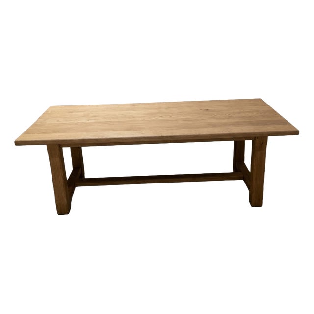 Large Farmhouse French Oak Table, 1920 For Sale