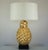 Very stylish vintage Ceramic Pineapple table lamps imported from Italy by The Marbro Lamp Company during the 1960's. GOLD...