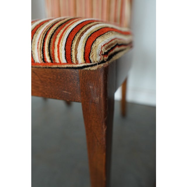 Vintage Attributed to Hickory Manufacturing Co. Burl Wood Dining Chairs (Set of 8) For Sale - Image 15 of 18