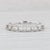 Gemstone Information: - Natural Diamonds - Total Carats - 0.15ctw Cut - Round Brilliant Color - G - H Clarity - VS2 - SI1...