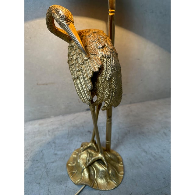 Metal Vintage Héron Table Lamp from Valenti Luce For Sale - Image 7 of 13