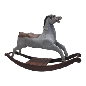 Antique French Double Seater Carousel Rocker Horse