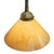 Iron Sconce with Yellow Marble Glass Shade For Sale - Image 6 of 7