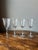 Transparent 1930s Cambridge Tall Crystal Water Goblets Rosepoint Clear and Portia Clear Patterns- Set of 4 For Sale - Image 8 of 11