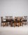 Wood 19th Century France Black Wood Dining Set For Sale - Image 7 of 11