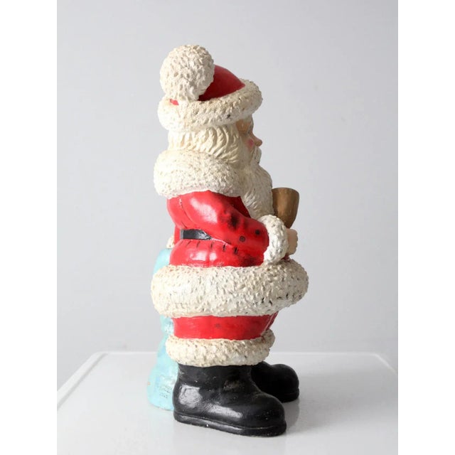 Santa Claus Christmas Statue Coin Bank Circa 1973 For Sale - Image 10 of 13