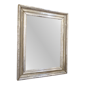 Antique Wide Molding Silverleaf Mirror