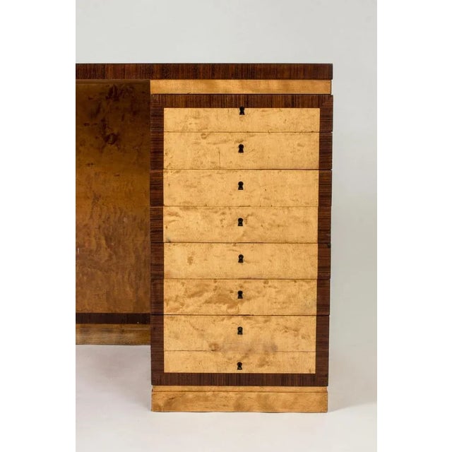 Wood Vintage Record Desk by Axel Einar Hjorth, 1930s For Sale - Image 7 of 12