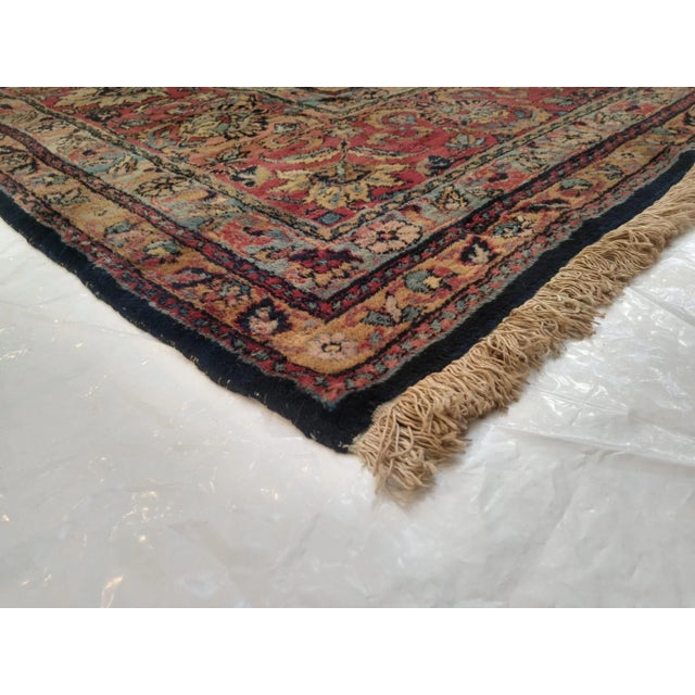 Textile 1920's Antique Persian Signed Lavar Kerman, 12'1 X 15' For Sale - Image 7 of 8