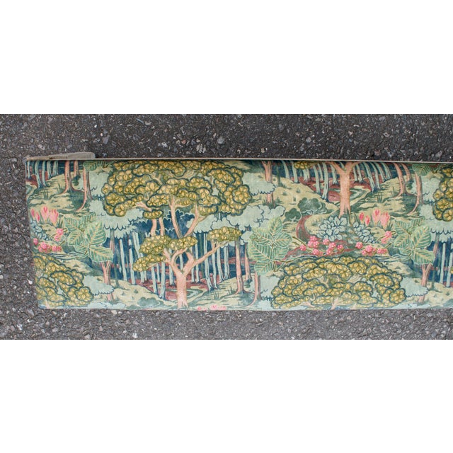 Antique Bleached Oak School Bench, 1920 For Sale - Image 3 of 10