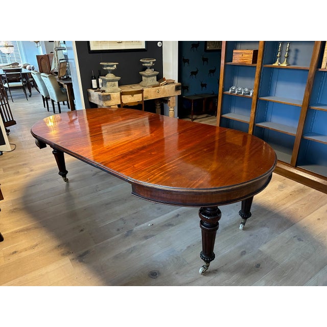 Large Mahogany Dining Table For Sale - Image 18 of 18