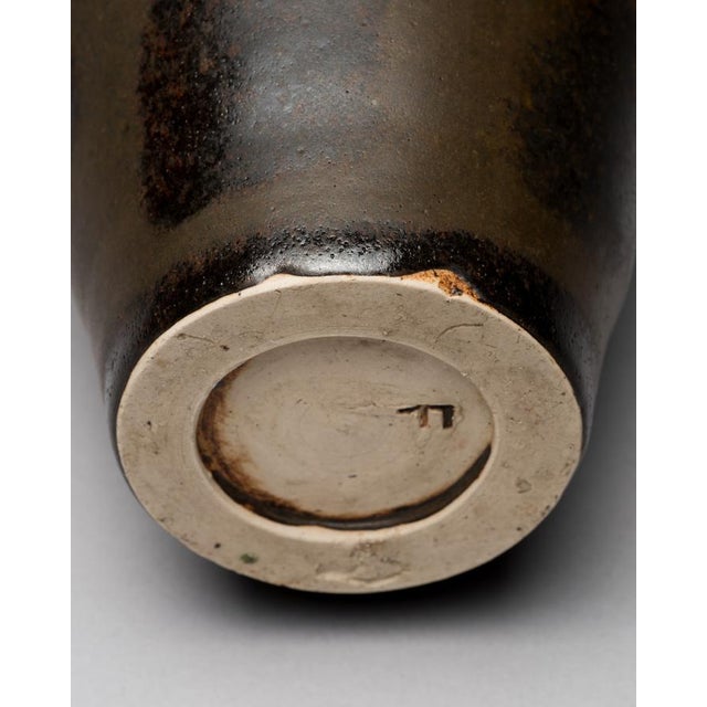 Studio Ceramic Vase by Friedhelm Tschentscher, 1960s For Sale - Image 9 of 15