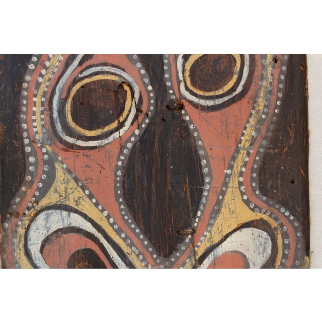 Mid Century Papua New Guinea Bark Painting For Sale In Los Angeles - Image 6 of 11