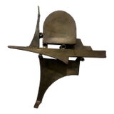 Francis Beboux (1915-2015), Mid 20th Century Vintage Abstract Surreal Steel Wall Sculpture For Sale