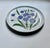Late 20th Century Italian Glazed White Pottery Platter With Blue Cornflowers For Sale - Image 4 of 18