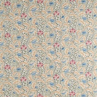 Morris & Co. Wild Tulip & Vine Fabric in Multi For Sale