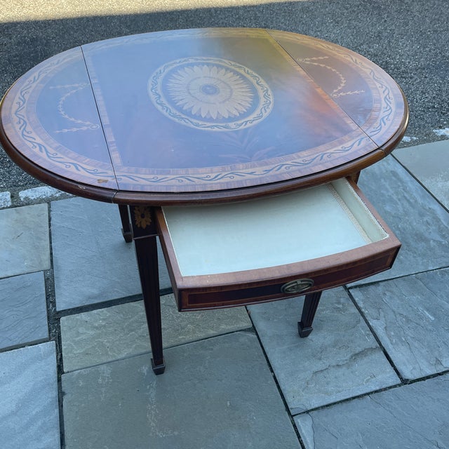 1990s Decorative Crafts Side Table For Sale - Image 12 of 13