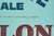 Traditional French Wooden Double Sided Blue Electricite Sign For Sale - Image 3 of 8