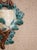 19th Century French Barbotine Wall Pocket With Bird Motif and Oak Leaves For Sale - Image 9 of 12