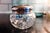 Antique American Brilliant Cut Glass Dresser Jar, Silver Lid, Sunflower & Fan Cut, Round Vanity Powder Jar, 3" For Sale In Washington DC - Image 6 of 6