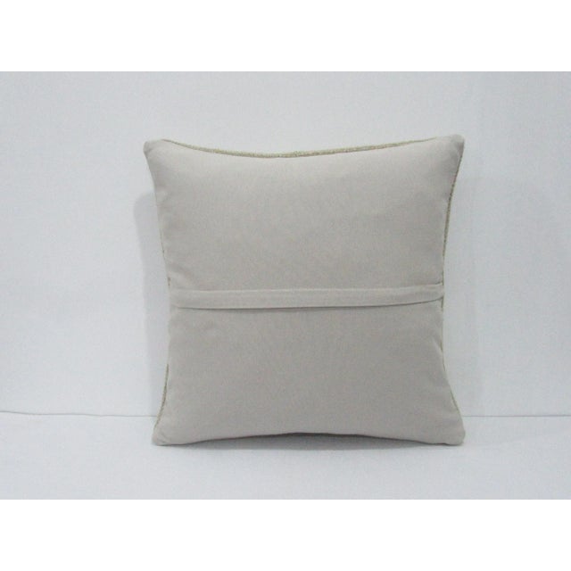 Traditional Turkish Faded Cushion Cover For Sale - Image 3 of 4