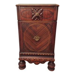 1930s Art Nouveau Nightstand For Sale