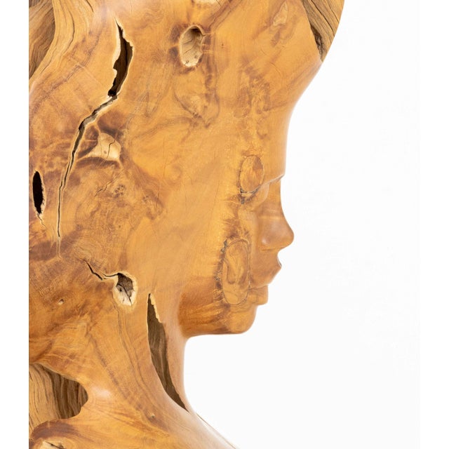 Dale Zarrella Portrait Driftwood Sculpture, 1996 For Sale - Image 13 of 18