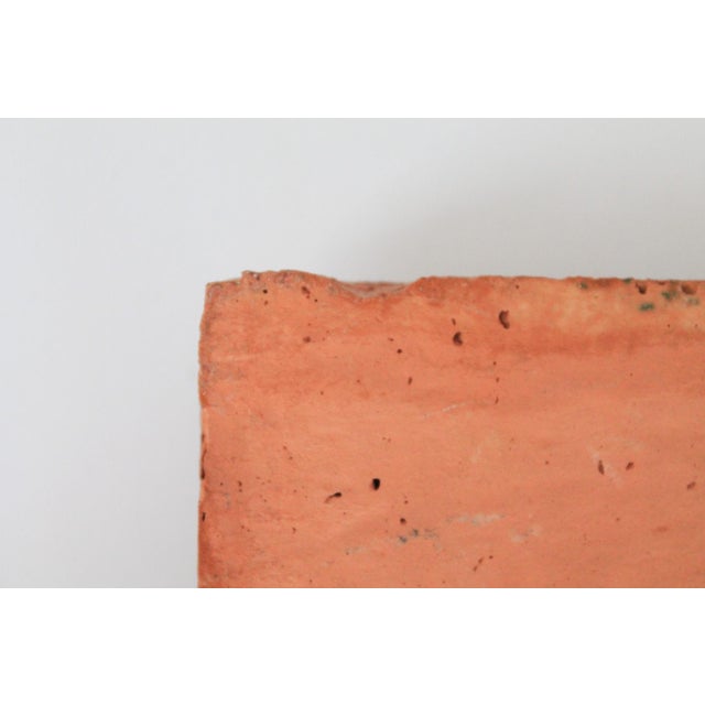 Set of Three Vintage Square Egyptian Style Terracotta Wall Hangings For Sale - Image 10 of 12