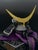 Japanese Japanese Samurai Kabuto Helmet, Date Masamune Style, Iron & Lacquer, Miniature Display, Crescent Moon Crest For Sale - Image 3 of 8