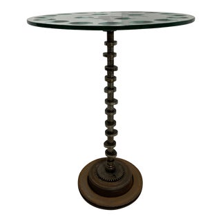 Feliciano Bejar Magiscopio Art Glass Side Table For Sale