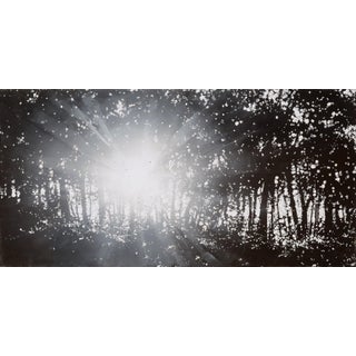 Chopstick Tree by Todd Carpenter | Oil on board Abstract depiction of light through a forest. For Sale