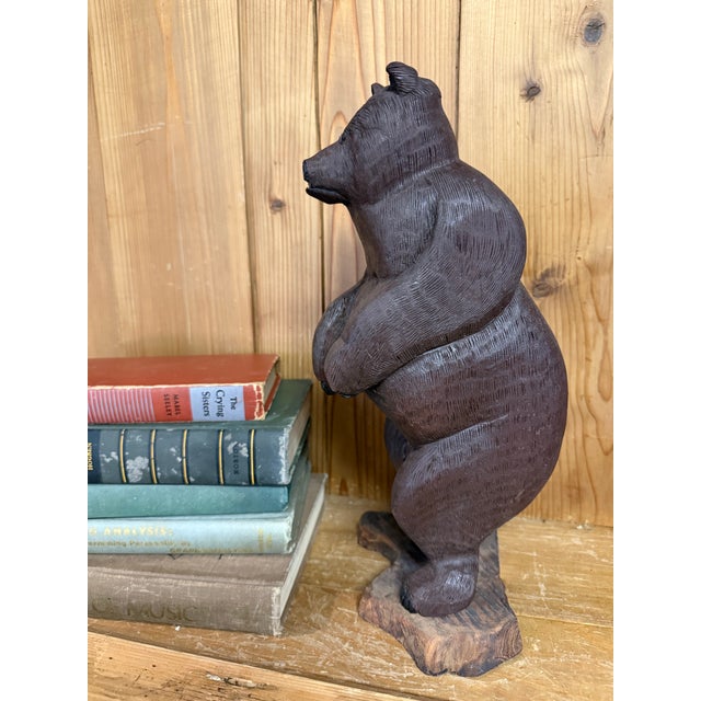 1920s Folk Art Bear Carving For Sale - Image 11 of 12