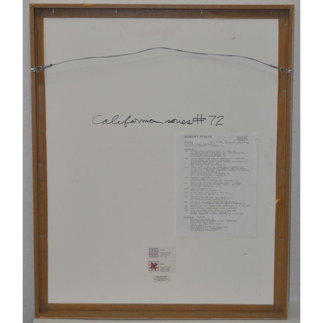 Lithographs "California & Osaka" by Listed Artist Robert Inman 20th C. - a Pair For Sale In San Francisco - Image 6 of 7