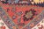 Antique Persian Kurdish Rug With Medallion Design in Blue, Red, and Ivory For Sale - Image 10 of 13