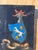 Baroque Style Oil on Wood Coat of Arms Painting Panels of Noble Italian Family After an Antique, 3 Pieces For Sale In Palm Springs - Image 6 of 13