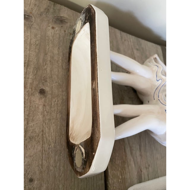 Vintage Earthenware Sailor Statuette For Sale - Image 6 of 7