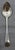 Set of four sterling silver teaspoons, Peter & William Bateman, London, 1808. Monogram "EL". 1.45 troy oz. 4 7/8" x 1" x...
