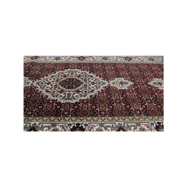 1990s Hand Woven Persian Runner Rug 3x19 For Sale - Image 9 of 11