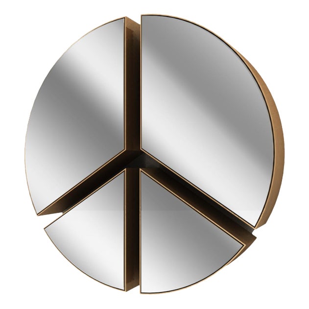Pace Wall Mirror in Powder-Coated Aluminum by Altreforme For Sale