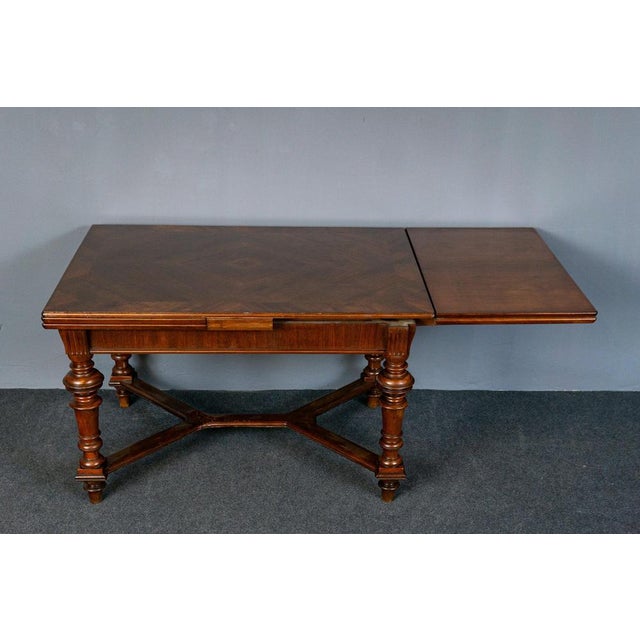 Vintage Wood Dining Table, Late 1800s For Sale - Image 10 of 18